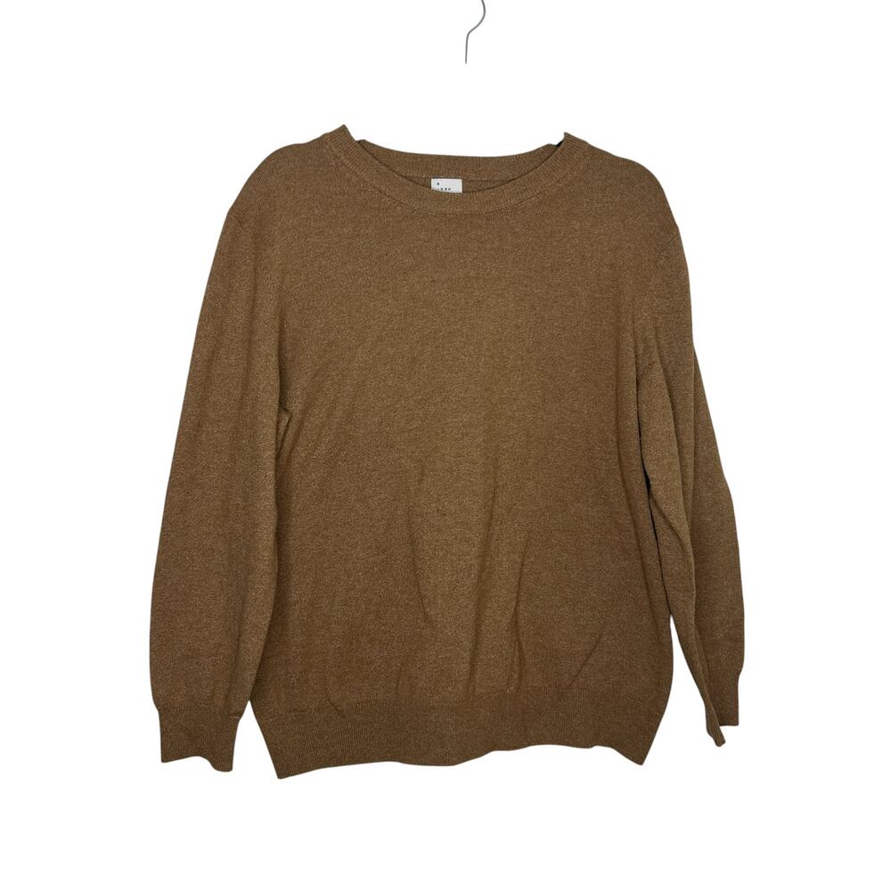 A New Day Brown Crew Neck Pullover Sweater Size XXL